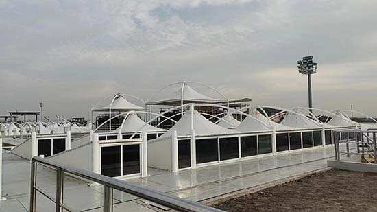 操场膜结构看台定制